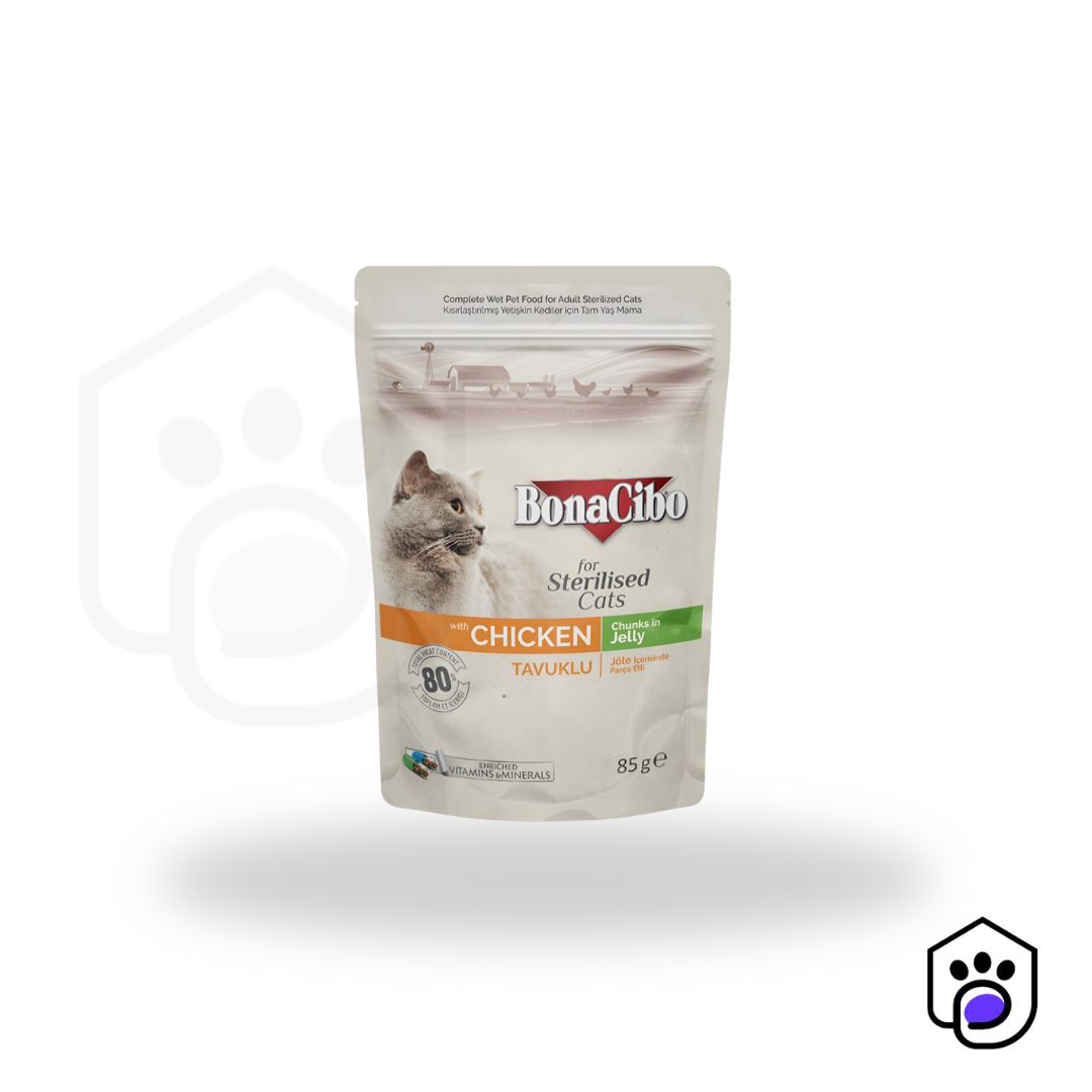 BonaCibo Wet Cat Food Pouch (Adult)
