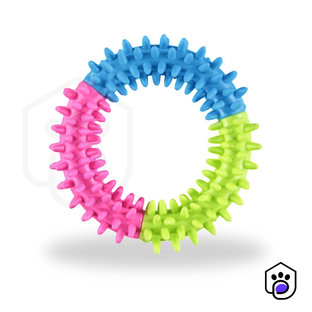 Colorful Ring Chew Toy (Dogs Training and Dental Care)