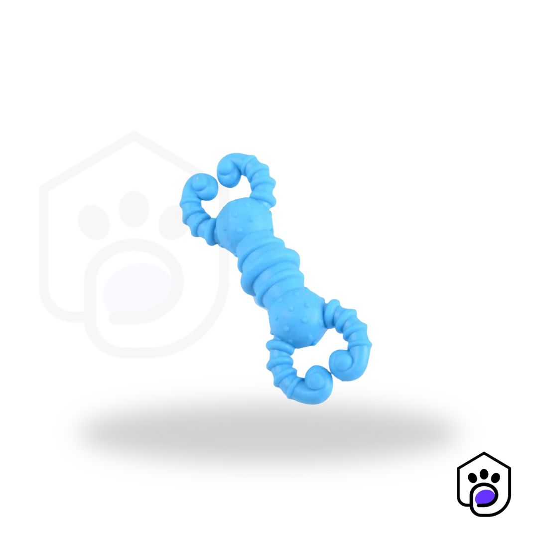 Teether Toy - Crab Rubber Chew (Dogs)