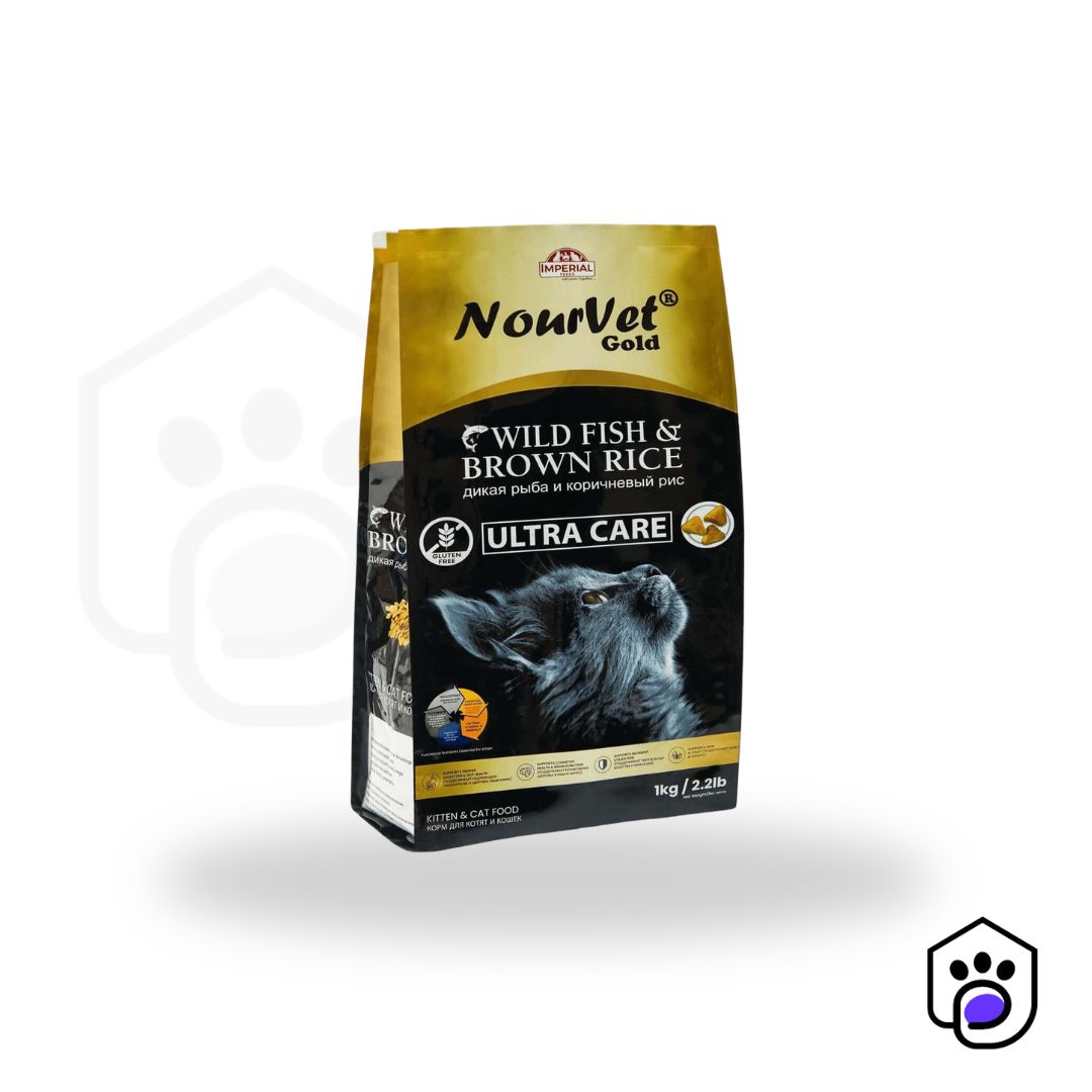 NourVet Gold Cat Food (Wild Fish and Brown Rice)