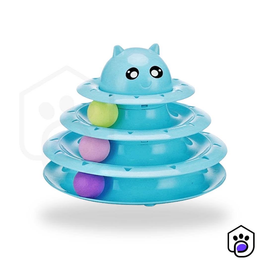 Cat Tower Toy - Three Layer Ball