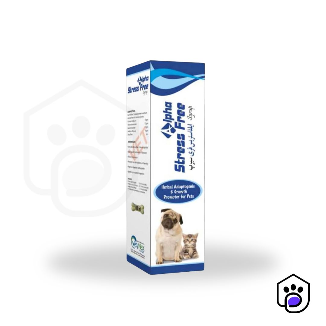 Alpha Stress Free Syrup - Relaxant Supplement (Pet)