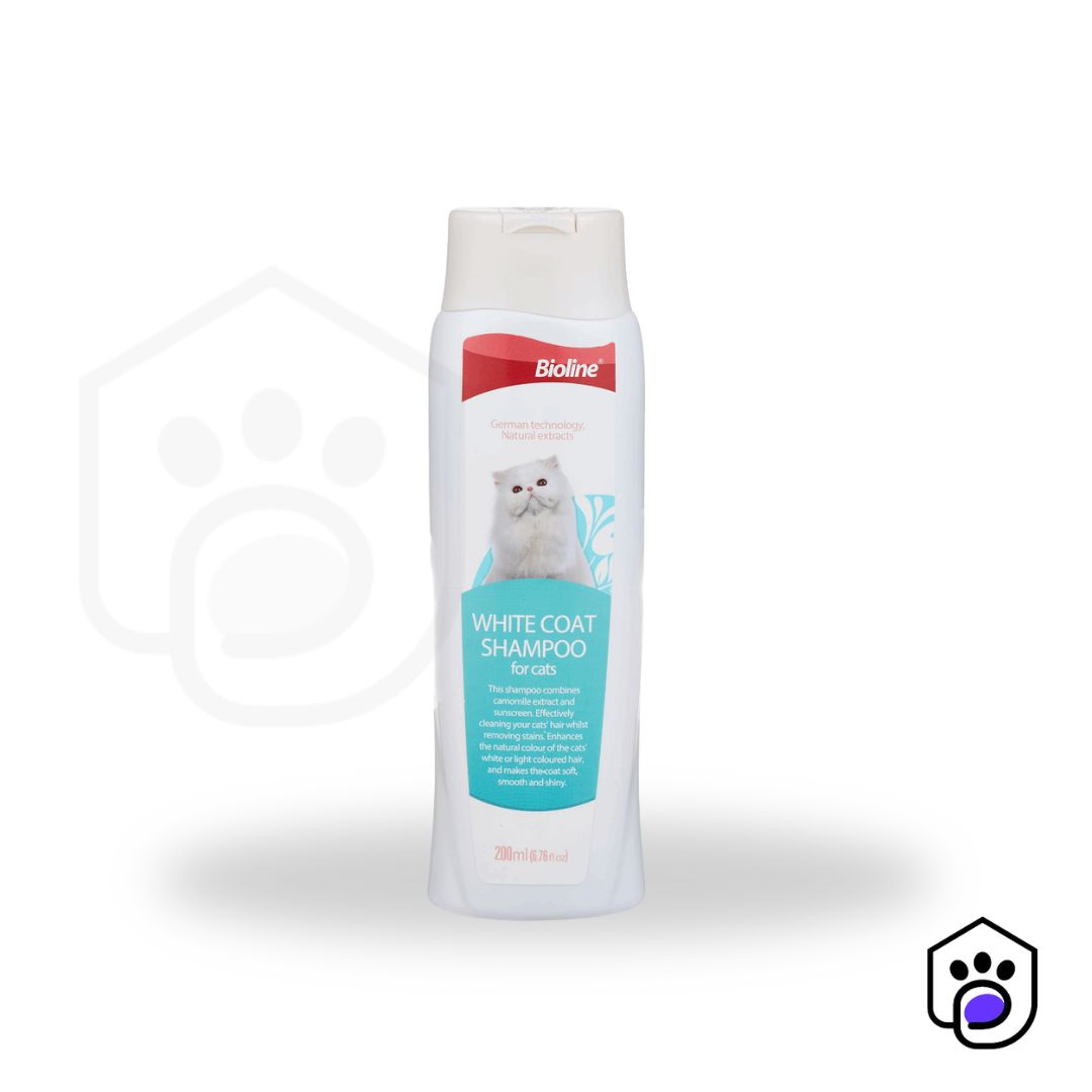 Bioline White Coat Shampoo for Cats 200ml