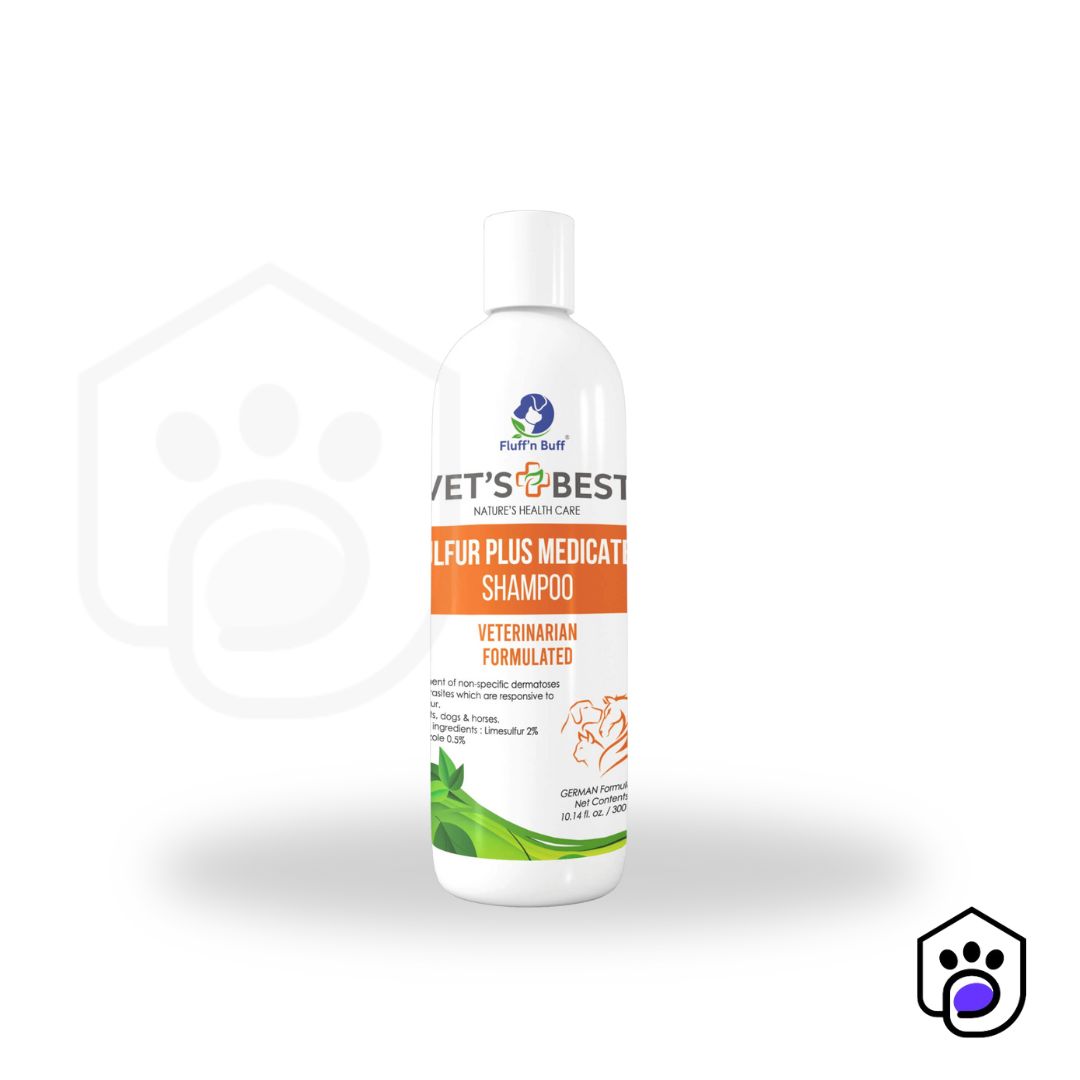 Fluff n Buff Sulfur Plus Medicated Shampoo For pet