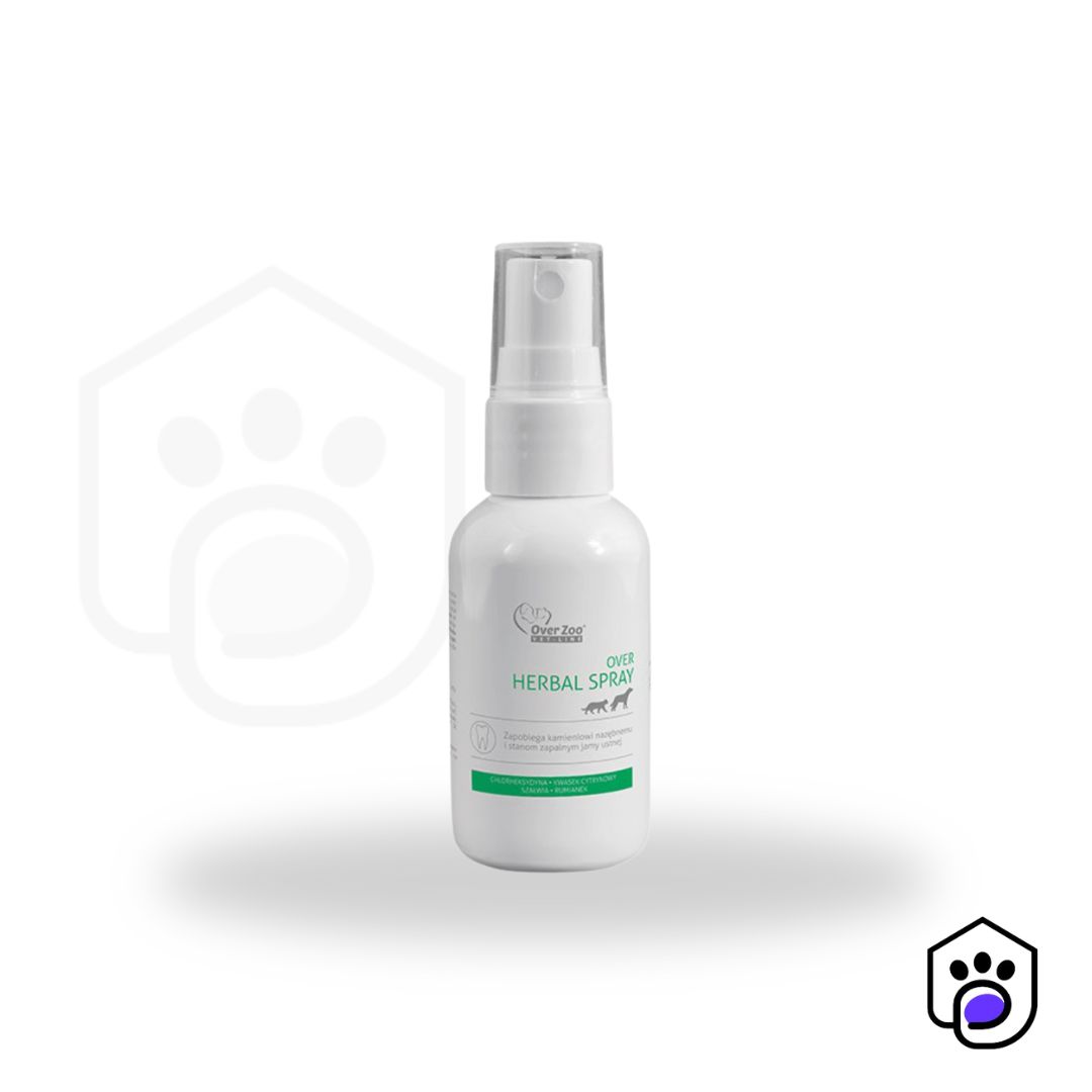 Over Herbal Spray for Cats and Dogs Dental Care (50ml) (1)
