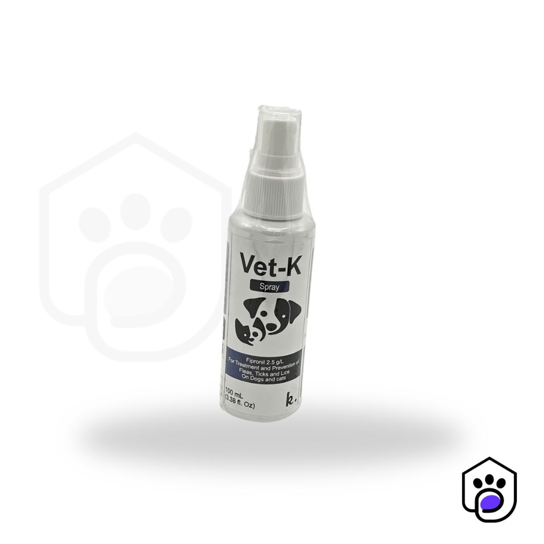 Vet K Spray for Flea and Tick Treatment